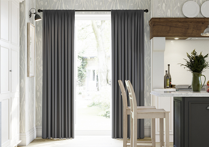 Panama, Grey - Made to Measure Curtains - Image 3
